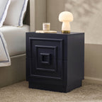 Dusklia - Harlow 2 Drawer Bedside Table - Midnight