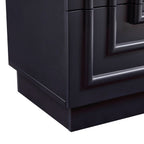 Dusklia - Harlow 2 Drawer Bedside Table - Midnight