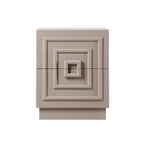 Dusklia - Harlow 2 Drawer Bedside Table - Taupe