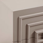 Dusklia - Harlow 2 Drawer Bedside Table - Taupe