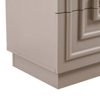 Dusklia - Harlow 2 Drawer Bedside Table - Taupe