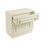 Dusklia - Harlow 3 Drawer Chest - Cream
