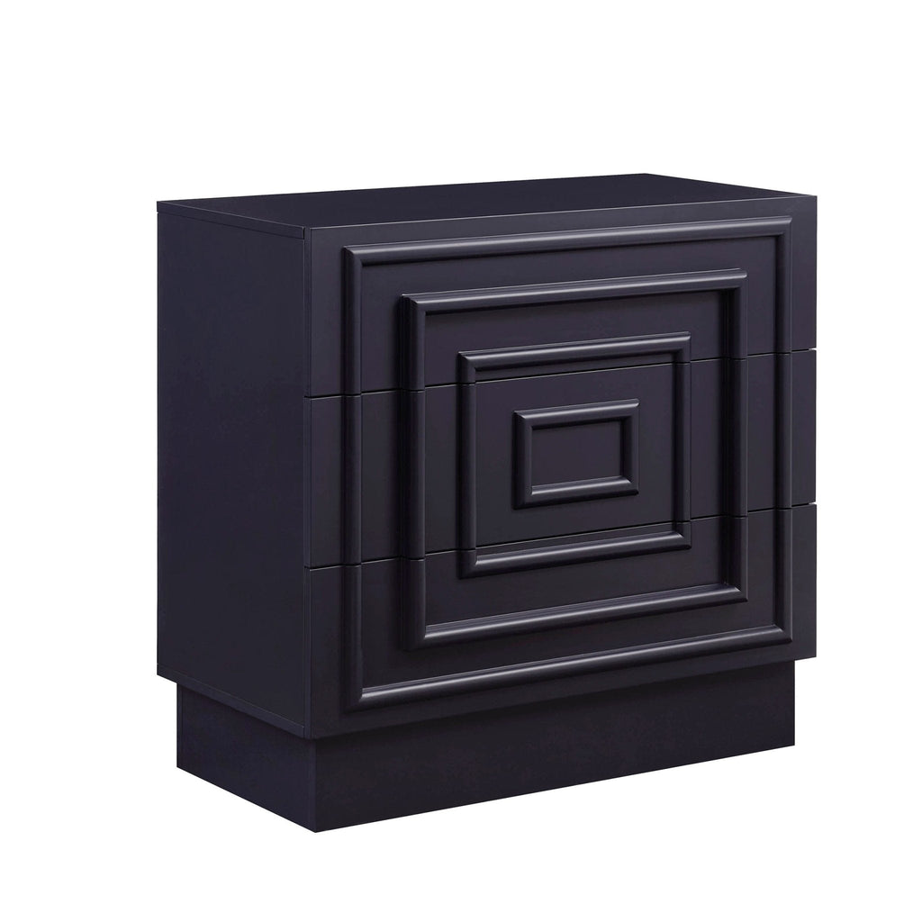 Dusklia - Harlow 3 Drawer  Chest - Midnight