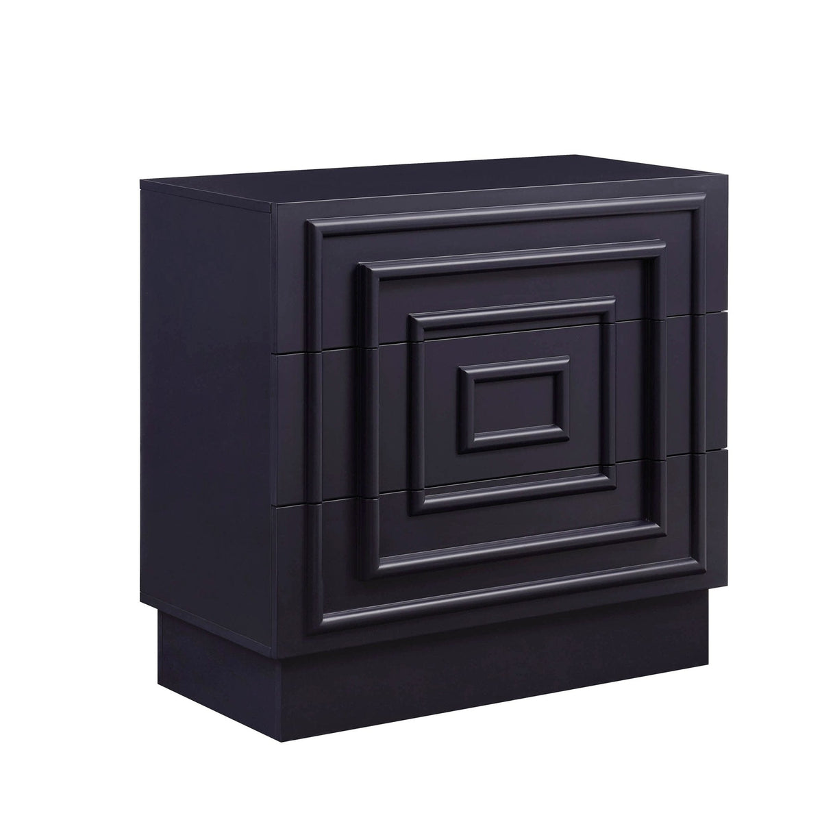 Dusklia - Harlow 3 Drawer  Chest - Midnight