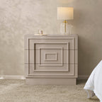 Dusklia - Harlow 3 Drawer Chest - Taupe
