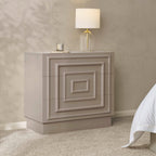 Dusklia - Harlow 3 Drawer Chest - Taupe