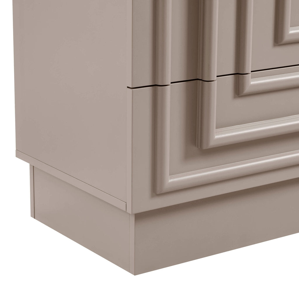 Dusklia - Harlow 3 Drawer Chest - Taupe