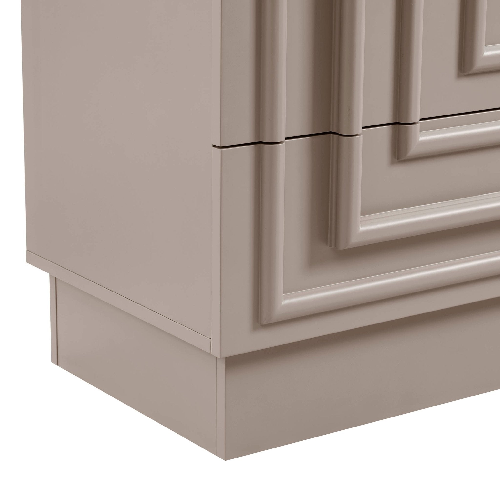 Dusklia - Harlow 3 Drawer Chest - Taupe