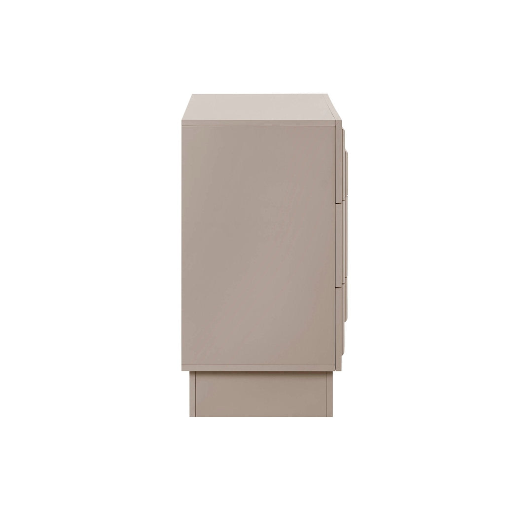 Dusklia - Harlow 3 Drawer Chest - Taupe