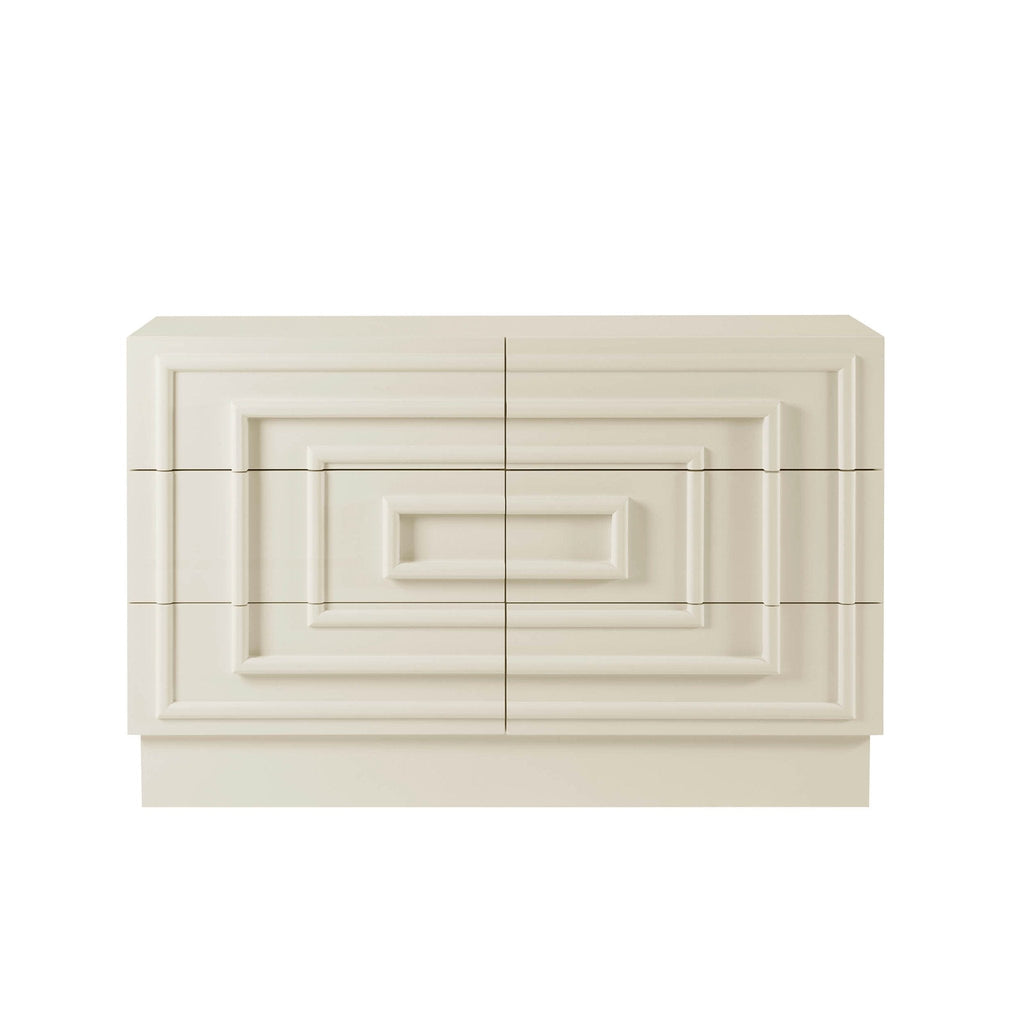 Dusklia - Harlow 6 Drawer Chest - Cream