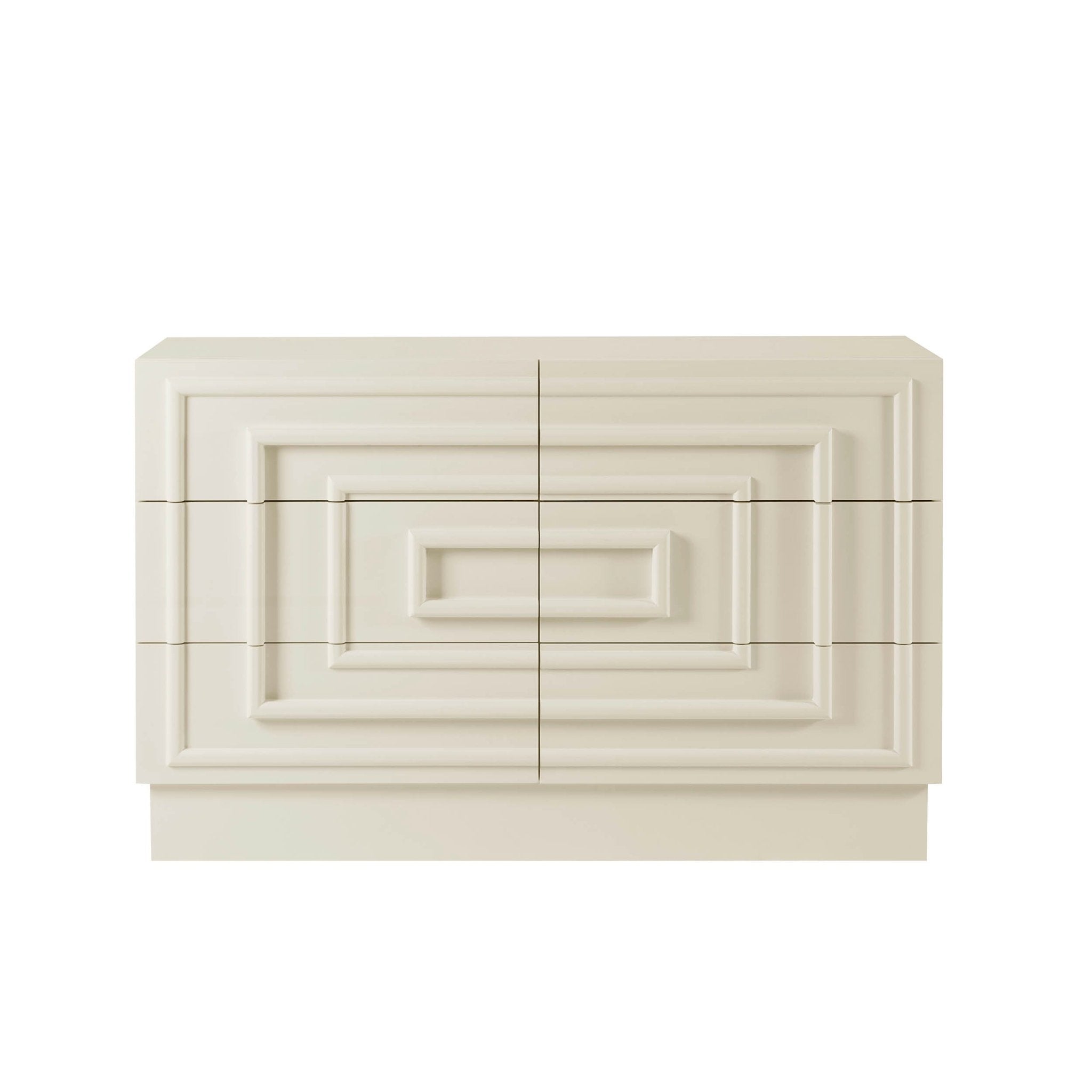 Dusklia - Harlow 6 Drawer Chest - Cream