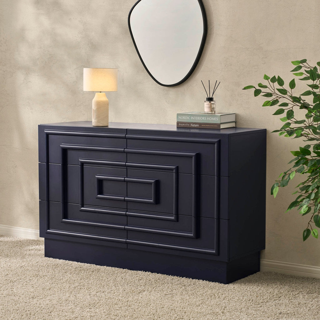 Dusklia - Harlow 6 Drawer Chest - Midnight