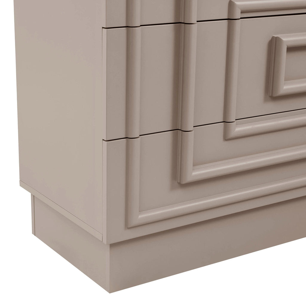 Dusklia - Harlow 6 Drawer Chest - Taupe
