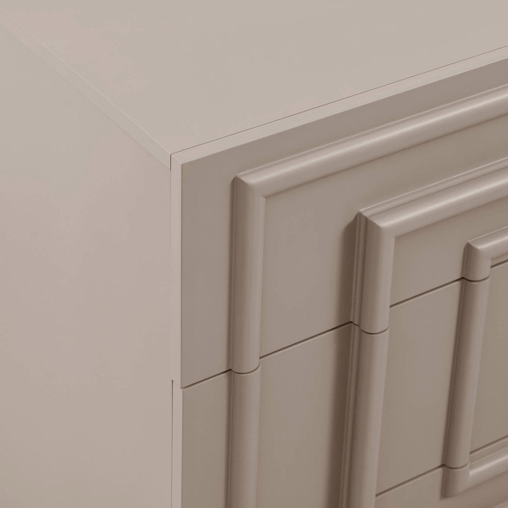 Dusklia - Harlow 6 Drawer Chest - Taupe