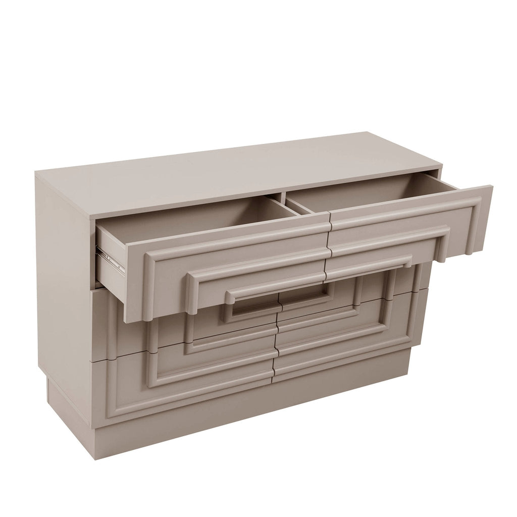 Dusklia - Harlow 6 Drawer Chest - Taupe