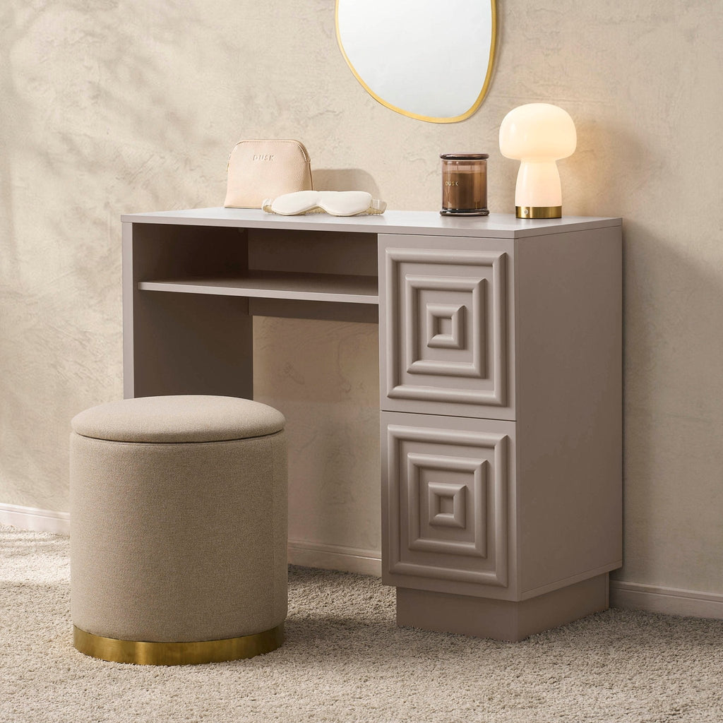 Dusklia - Harlow Dressing Table - Taupe