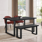 Dusklia - Harper 4-6 Seater Dining Table - Black