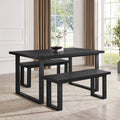 Dusklia - Harper 4-6 Seater Dining Table - Black