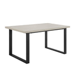 Dusklia - Harper 4-6 Seater Dining Table - Wood/Black