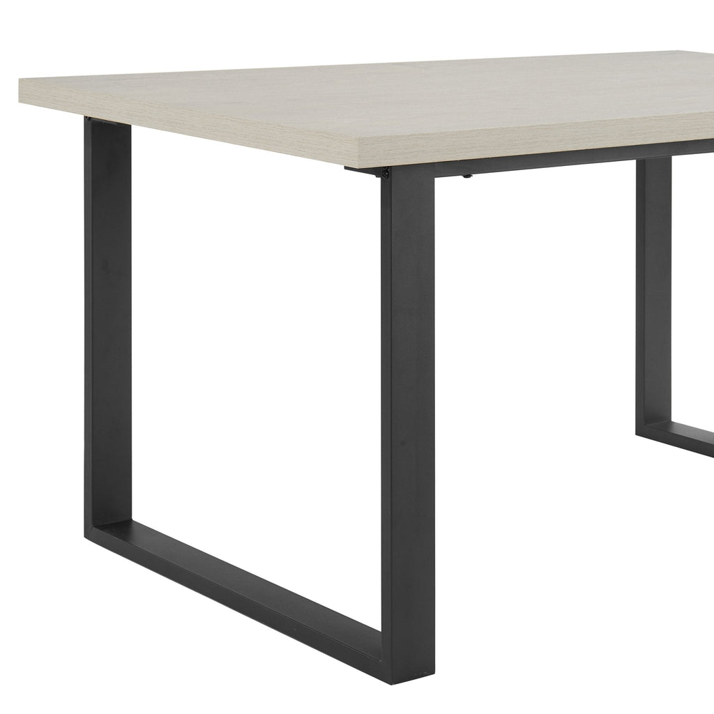 Dusklia - Harper 4-6 Seater Dining Table - Wood/Black