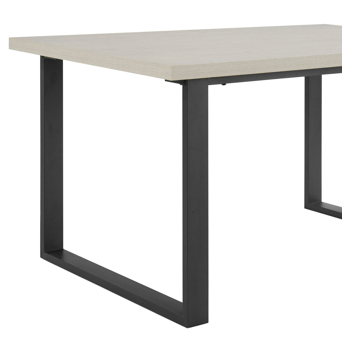 Dusklia - Harper 4-6 Seater Dining Table - Wood/Black
