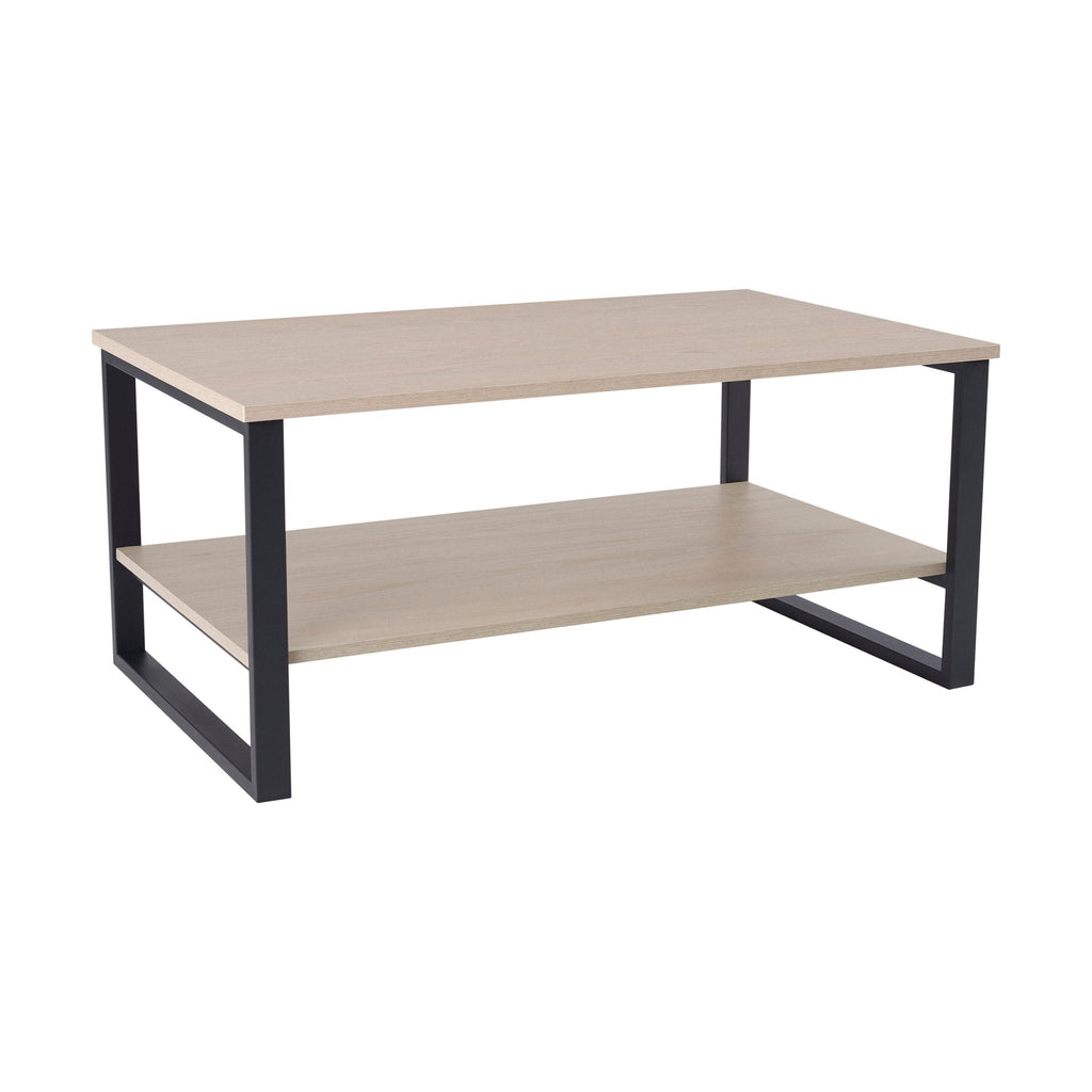 Dusklia - Harper Coffee Table - Natural/Black