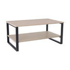 Dusklia - Harper Coffee Table - Natural/Black