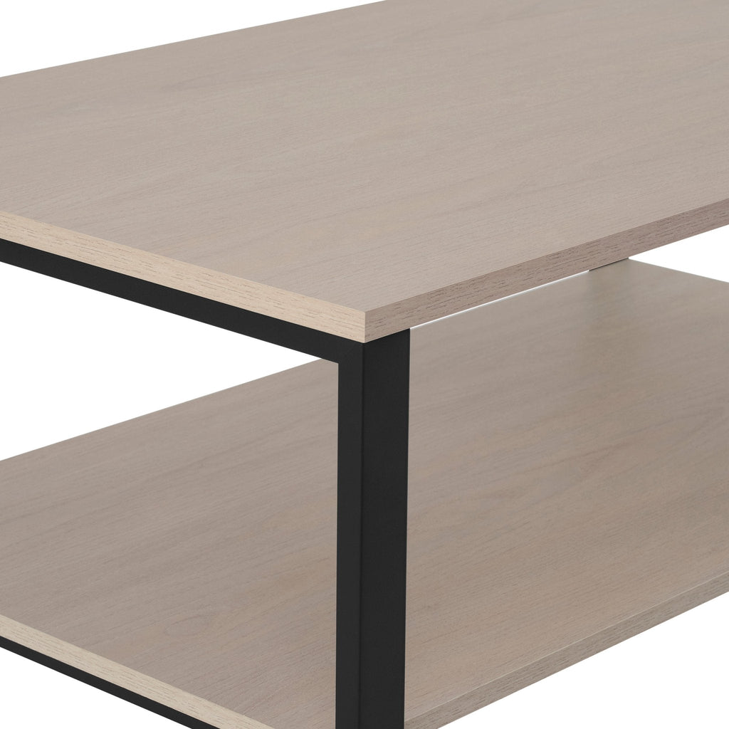 Dusklia - Harper Coffee Table - Natural/Black