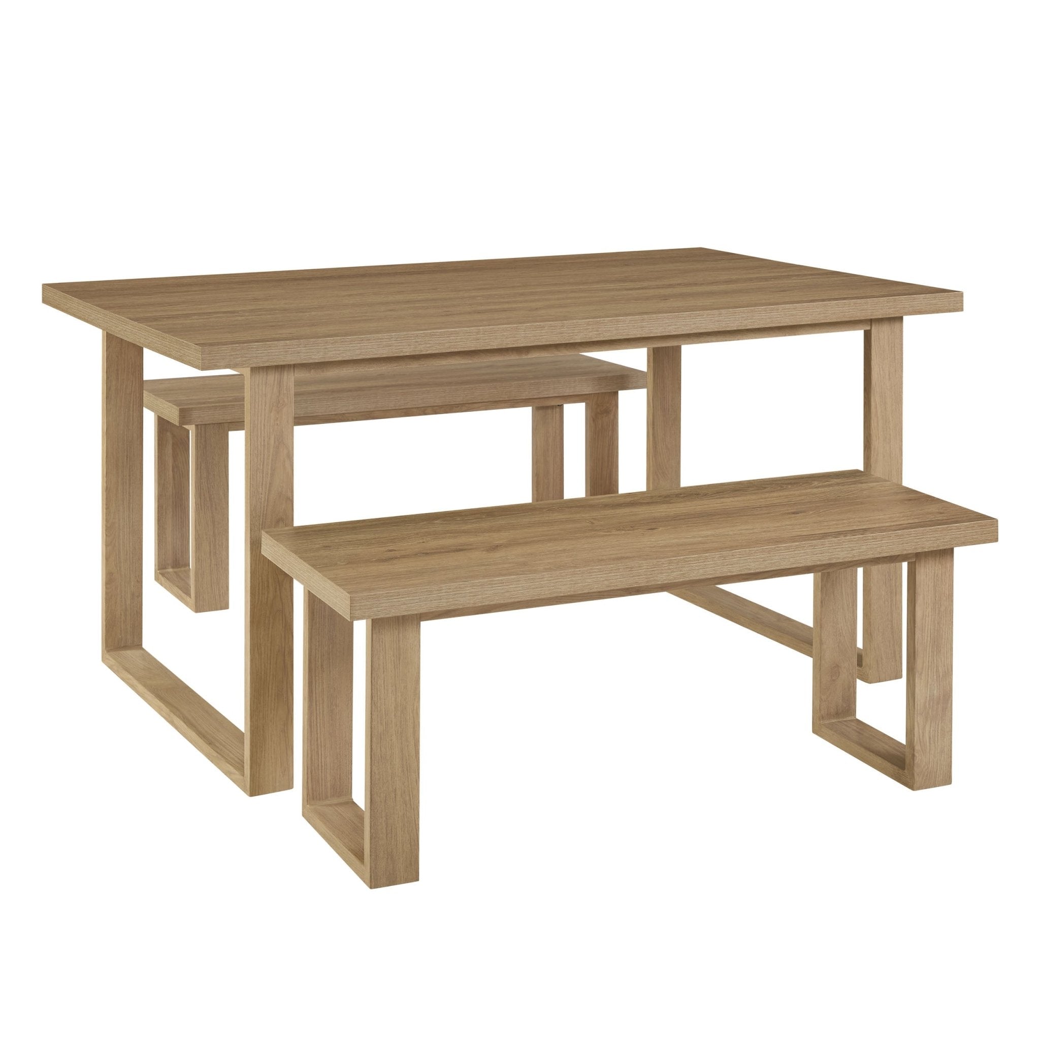 Dusklia - Harper Dining Bench - Light Wood