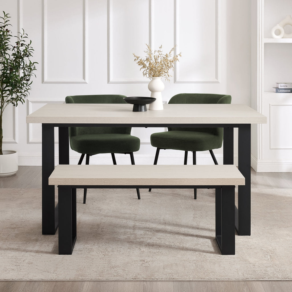 Dusklia - Harper Dining Bench - Wood/Black