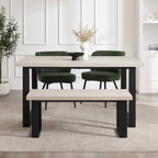 Dusklia - Harper Dining Bench - Wood/Black
