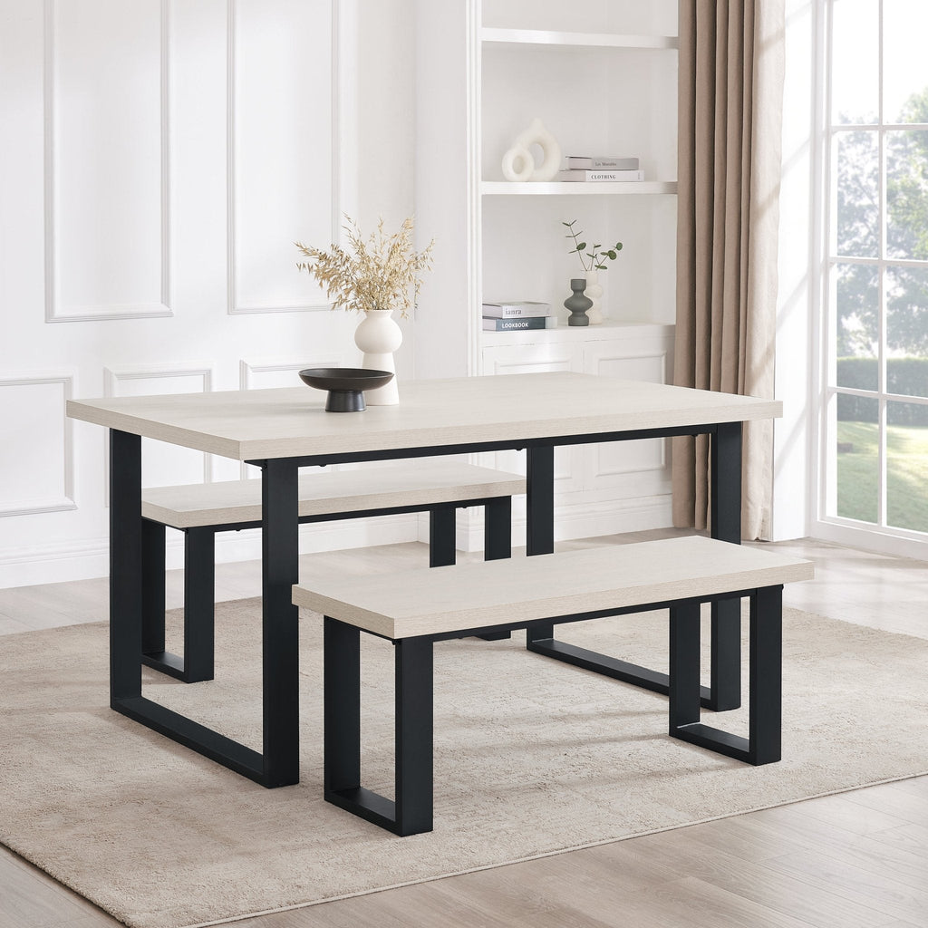 Dusklia - Harper Dining Bench - Wood/Black