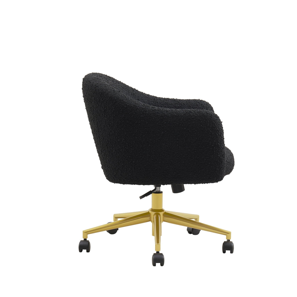 Dusklia - Harriet Boucle Chair - Black