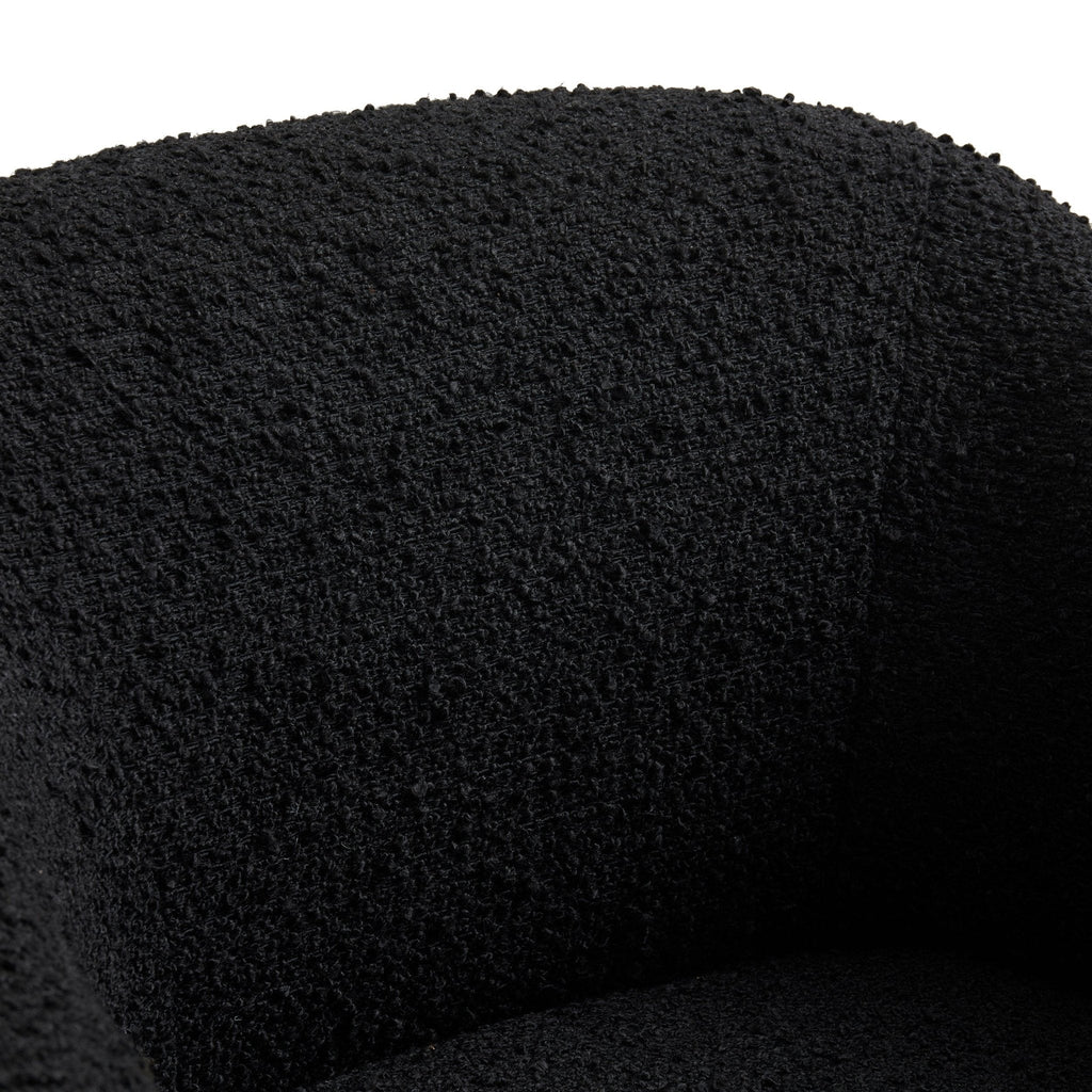 Dusklia - Harriet Boucle Chair - Black
