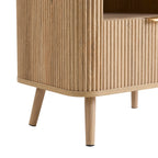 Dusklia - Hattie 1 Drawer Bedside with Shelf - Light Wood