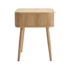 Dusklia - Hattie 1 Drawer Nightstand - Light Wood