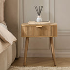 Dusklia - Hattie 1 Drawer Nightstand - Light Wood