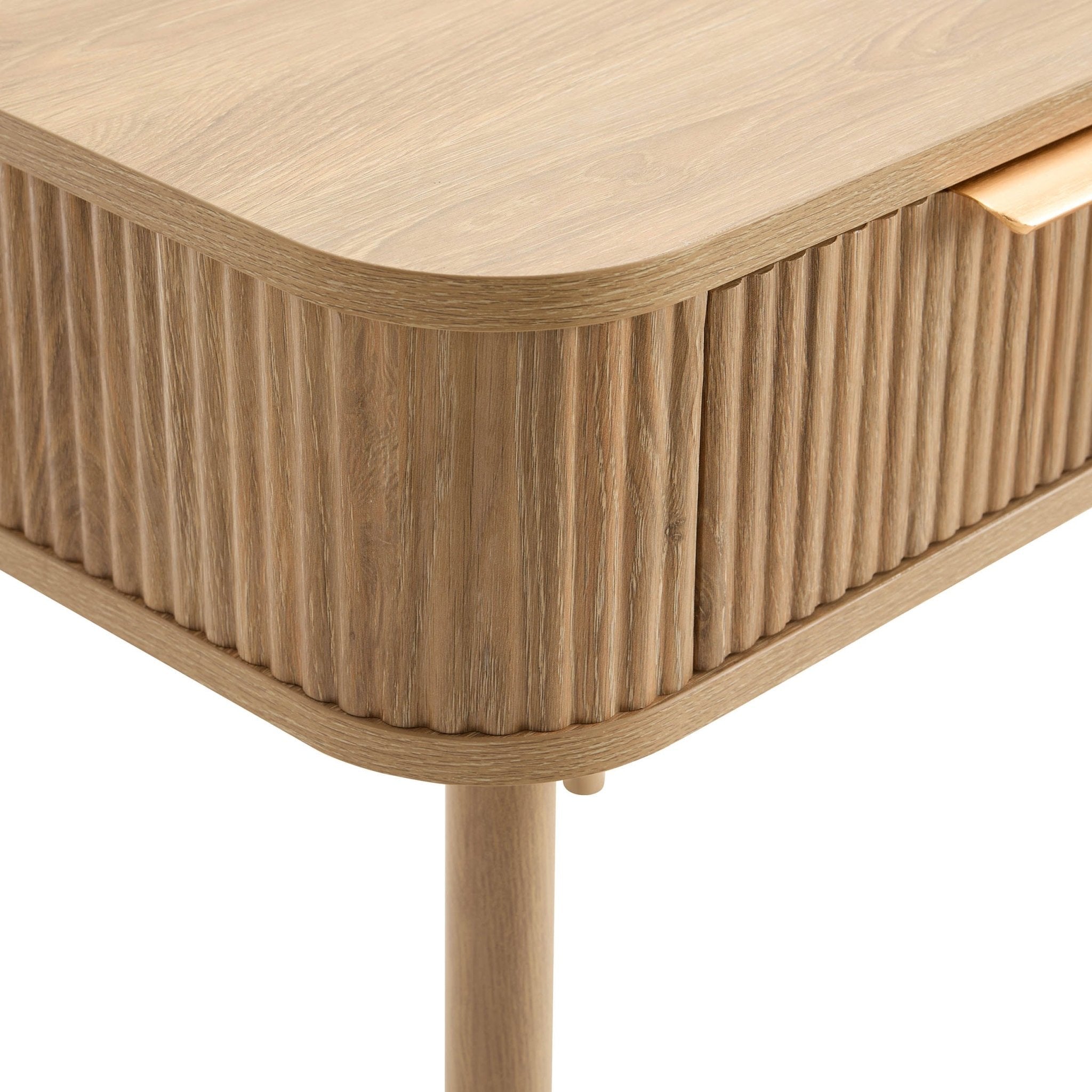 Dusklia - Hattie 1 Drawer Nightstand - Light Wood