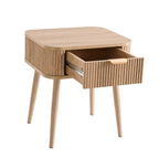 Dusklia - Hattie 1 Drawer Nightstand - Light Wood