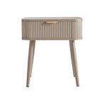 Dusklia - Hattie 1 Drawer Nightstand - Taupe