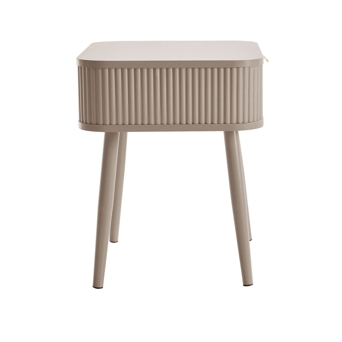 Dusklia - Hattie 1 Drawer Nightstand - Taupe
