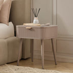 Dusklia - Hattie 1 Drawer Nightstand - Taupe