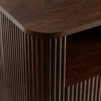 Dusklia - Hattie 1 Drawer Bedside with Shelf - Walnut