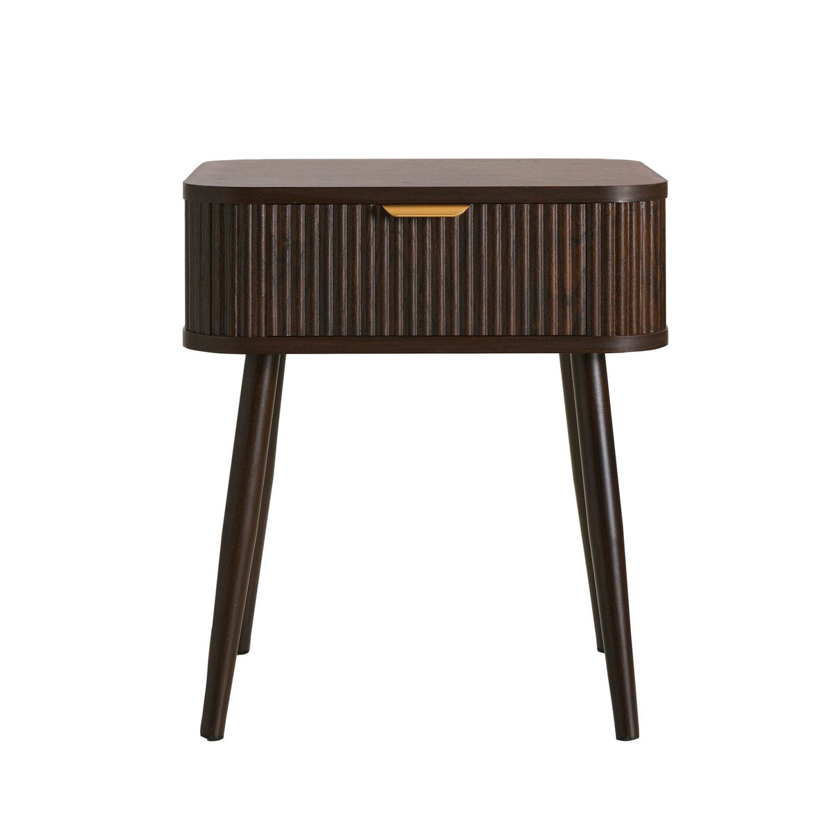 Dusklia - Hattie 1 Drawer Nightstand - Walnut
