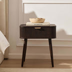 Dusklia - Hattie 1 Drawer Nightstand - Walnut
