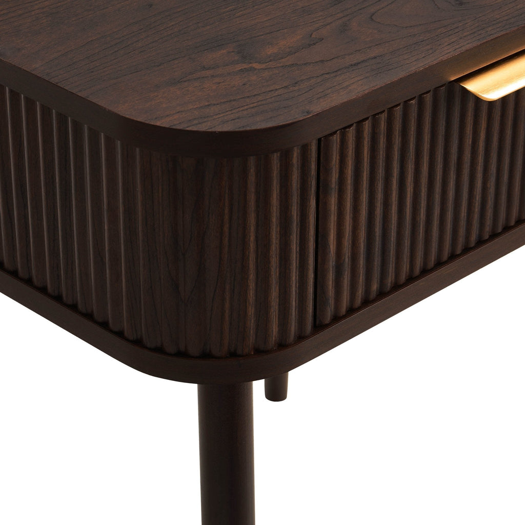 Dusklia - Hattie 1 Drawer Nightstand - Walnut