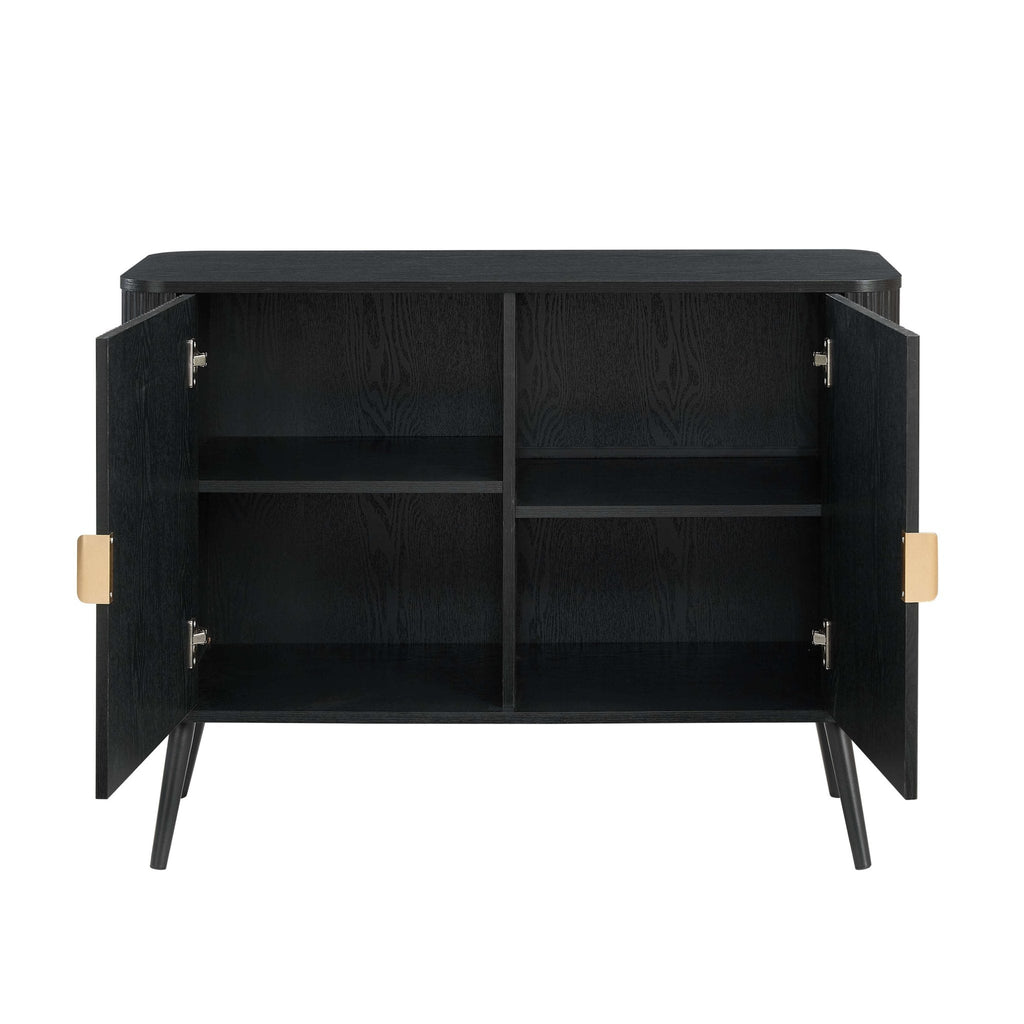 Dusklia - Hattie 2 Door Sideboard - Black