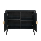 Dusklia - Hattie 2 Door Sideboard - Black