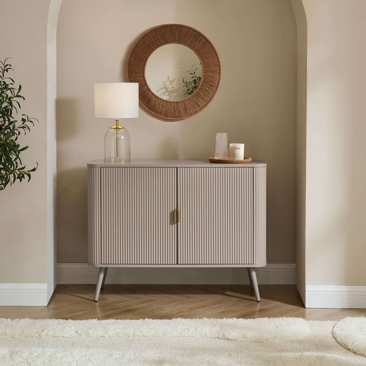 Dusklia - Hattie 2 Door Sideboard - Taupe