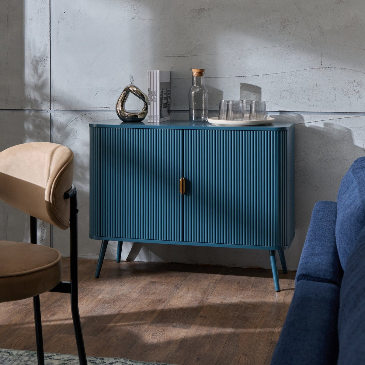 Dusklia - Hattie 2 Door Sideboard - Teal